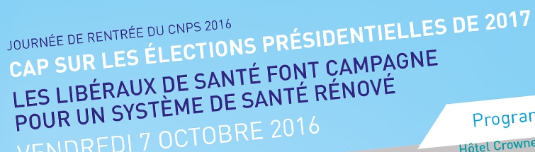 Le CNPS présente les attentes des professionnels de santé aux candidats à la présidentielle